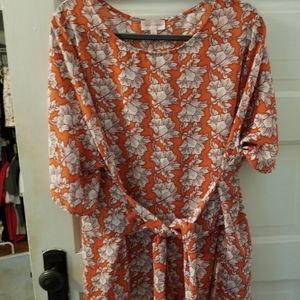 Molly & Isadora Kara tie-front blouse